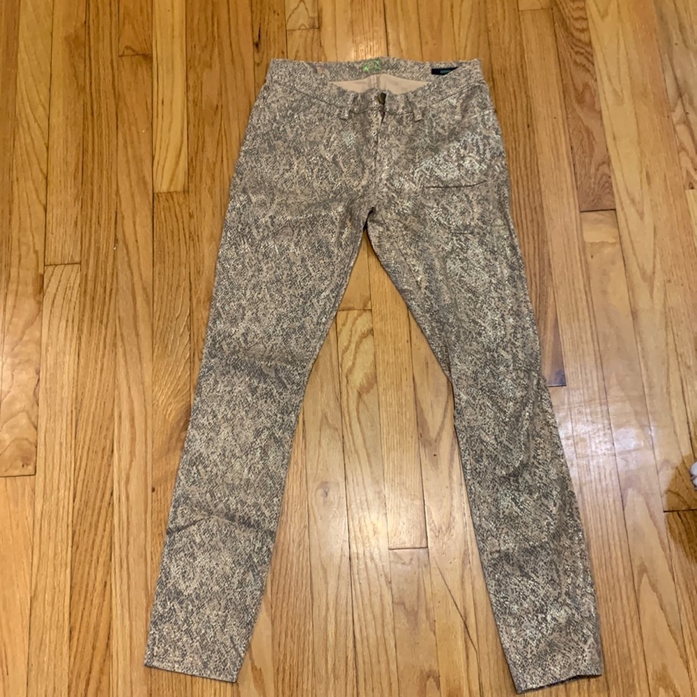C Wonder Snakeskin print Jean